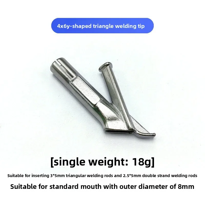 Hot Air Tool Stainless Steel Welding Nozzle, Special for PVC Floor Welding Rod, 4*6 Triangle & 32mm Round Nozzle