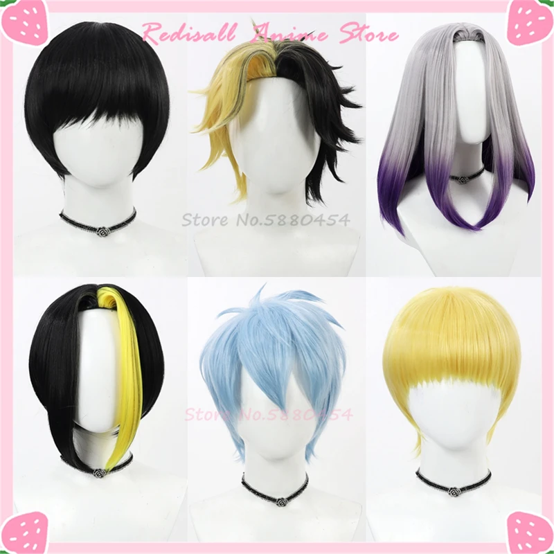 

Mashle Cosplay Wig Mash Burnedead Lance Crown Lemon Irvine Finn Ames Rayne Ames Abel Walker Otmadel Cell War Abyss Razor Hair