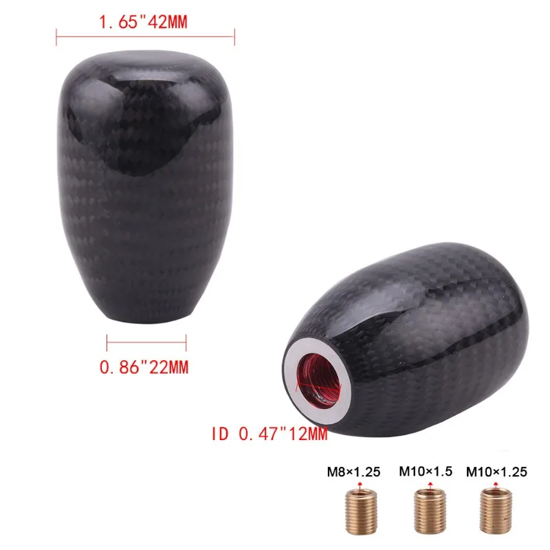 Carbon fiber gear head, oval gear head, carbon pattern shifter, GM modified accessories