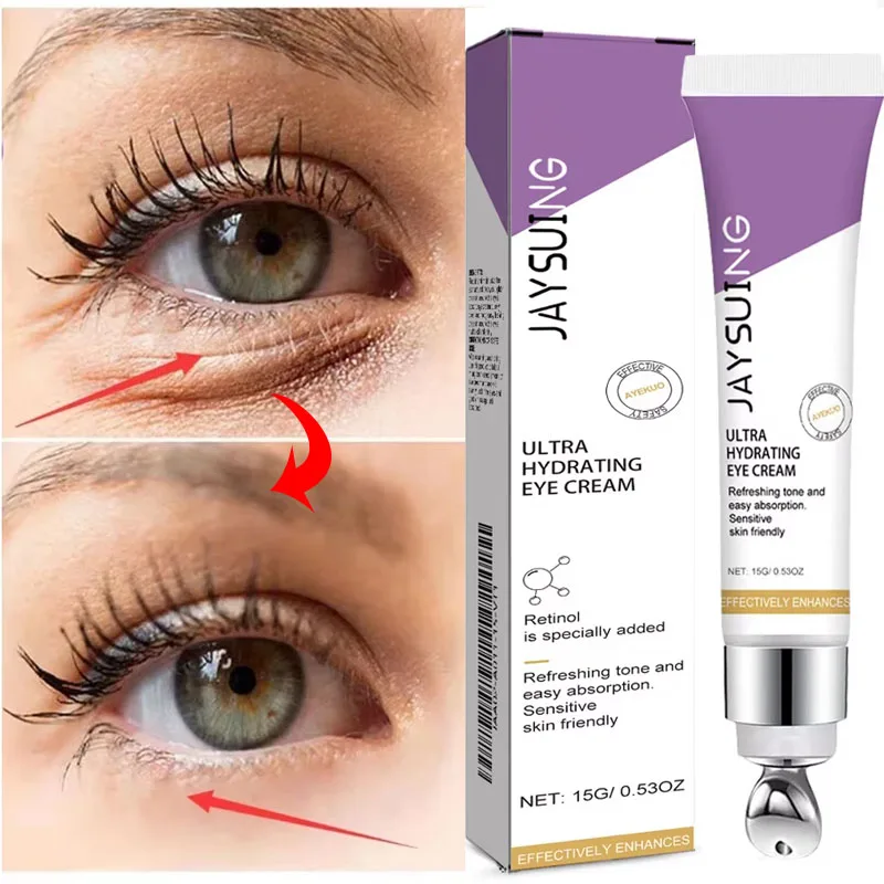 

Retinol Anti-wrinkle Eye Cream Instant Remove Dark Circles Eye Bags Fade Fine Lines Anti-Aging Puffiness Firm Whitening Eye Care