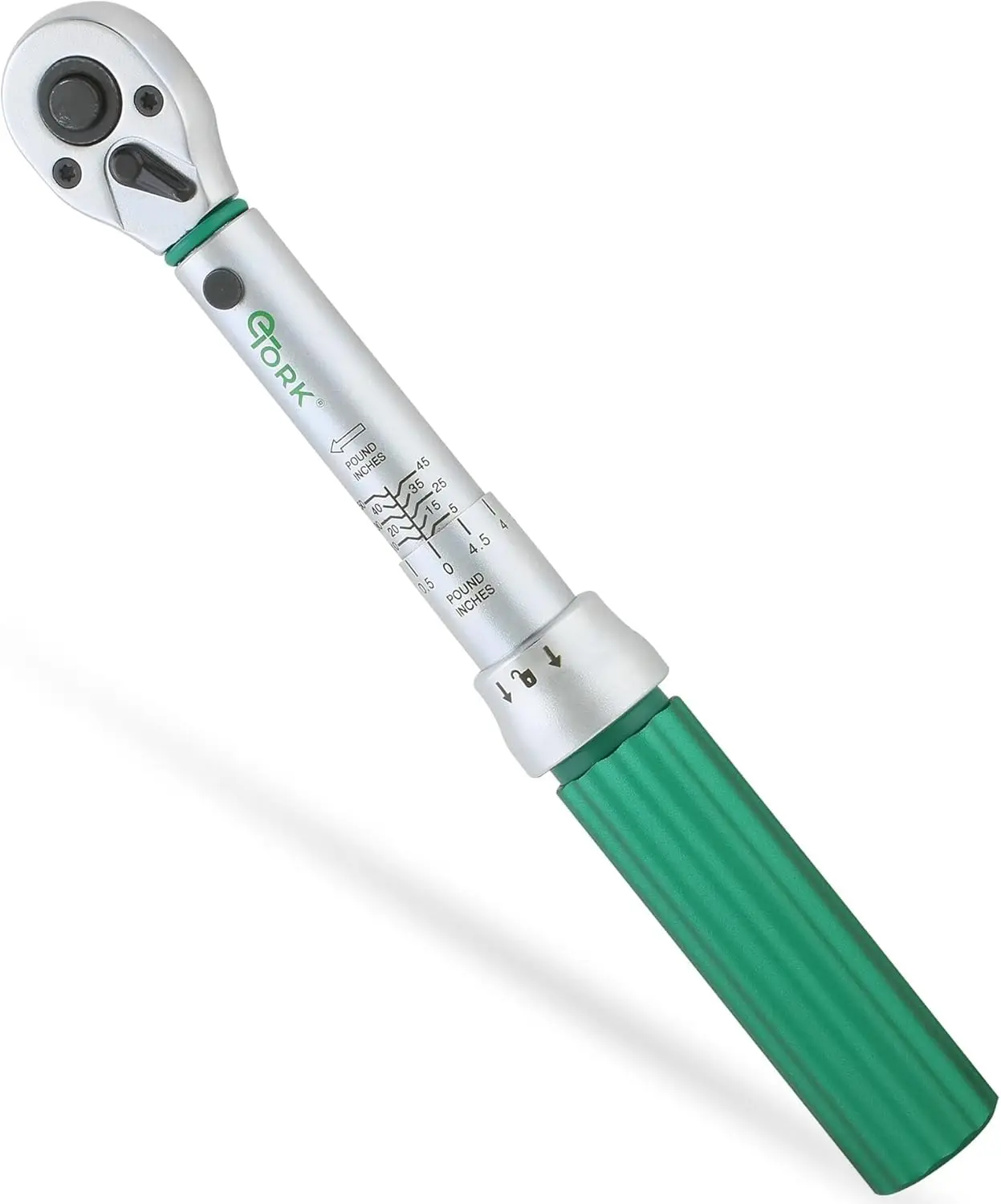 

1/4 Torque Wrench with Magnetic Lock, 5-50 in-lb Precision Tool for Automotive & DIY Use