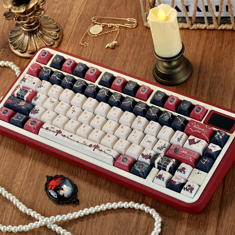 

Palace Secret Theme Keycaps New Original Height Five-Sided Sublimation Adapted Mechanical Keyboard 60 68 75 87