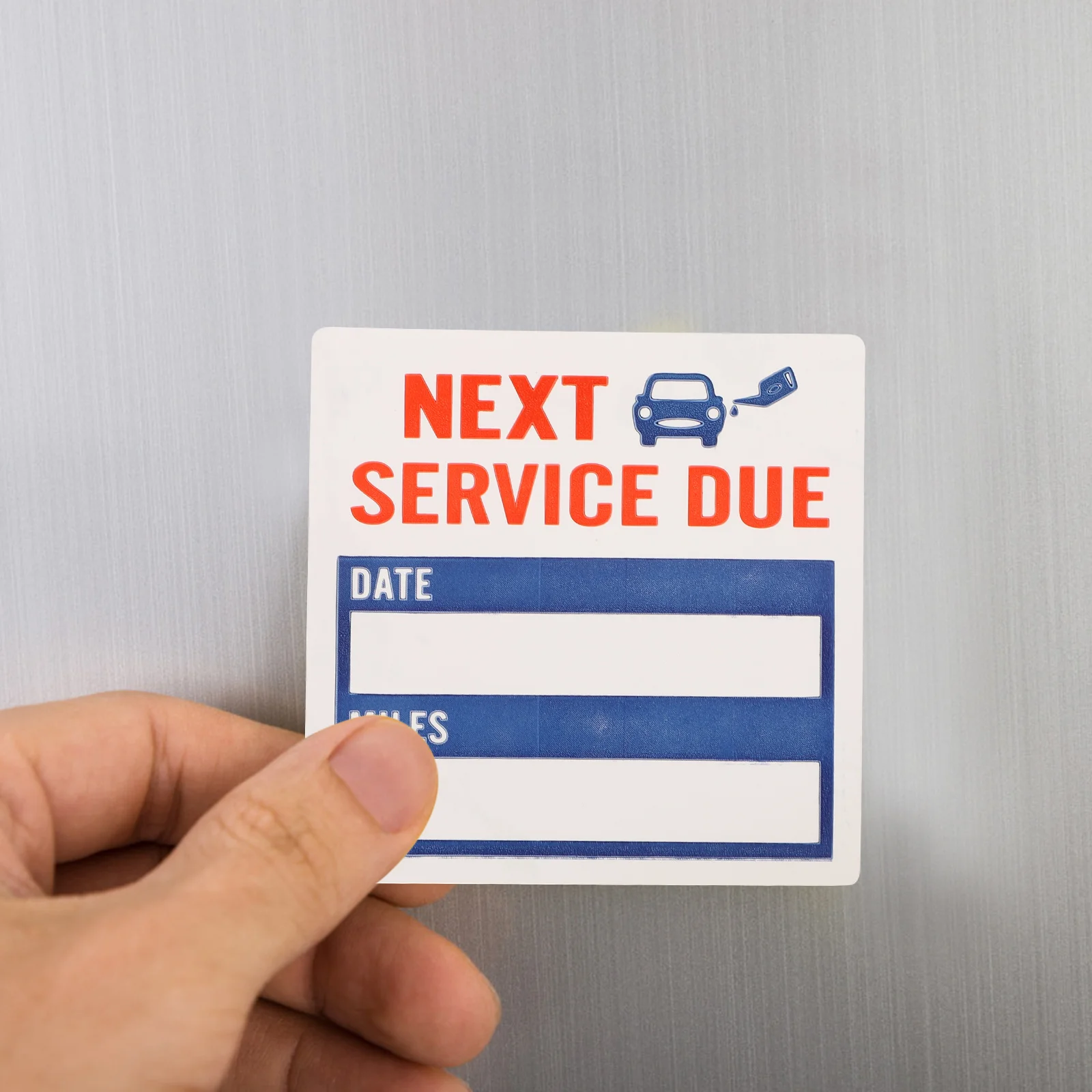 

1 Roll Oil Change Stickers Clear Vinyl Writeable Service Reminder Labels For Car Maintenance Removable Window Windshield Decals