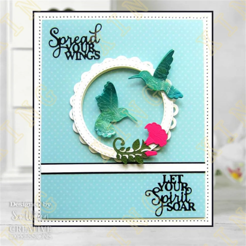 Circles Square Bird Bath Birdcage Woodpecker Parrot Toucan New Metal Cutting Dies Scrapbook Diary Decoration Embossing Template