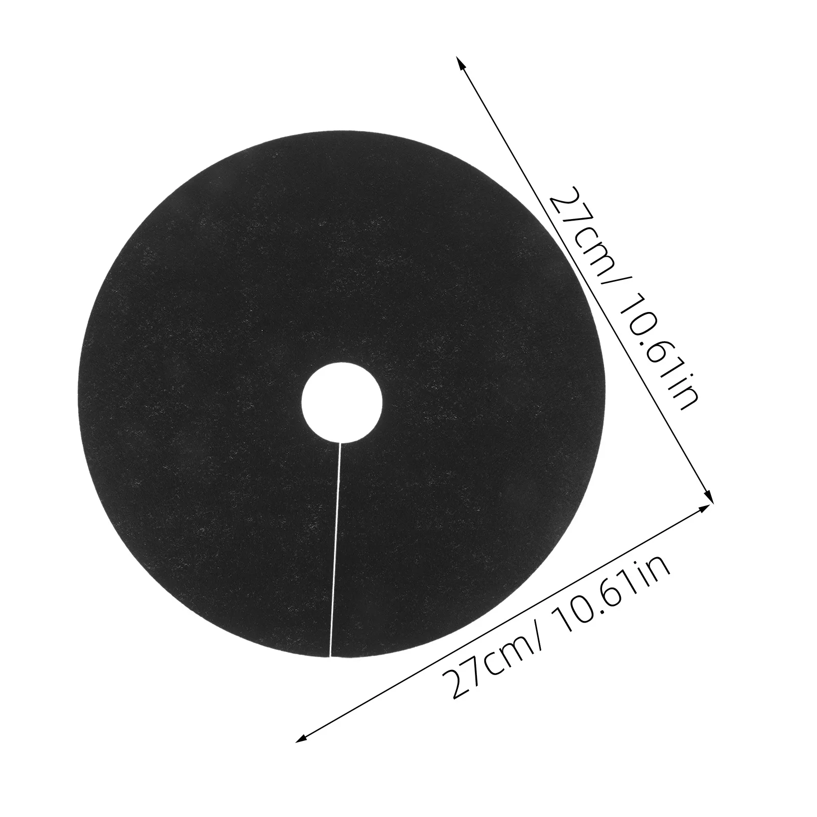 แผ่นคลุมต้นไม้แบบไม่ทอ 10 ชิ้น ระบายอากาศได้ ป้องกันราก สำหรับสวน ไร่น้ำ จัดสวน ช่วยกักเก็บความชื้นในดิน