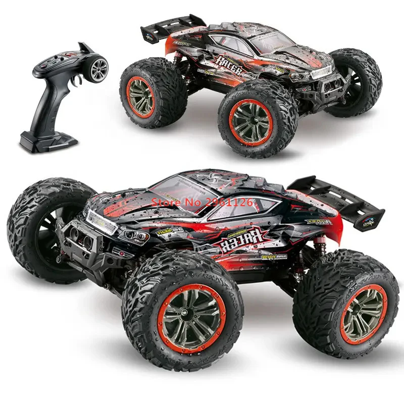 70KM/H High Speed RC Truck Electric 1/12 4WD Off-Road Truck Waterproof Full Speed Racing Truck Hydraulic Shock Absorber Car Toys