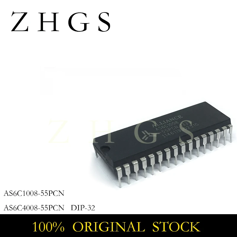 

2PCS AS6C1008-55PCN AS6C4008-55PCN AS6C 1008 4008 55PCN DIP-32 SRAM CHIP NEW STOCK