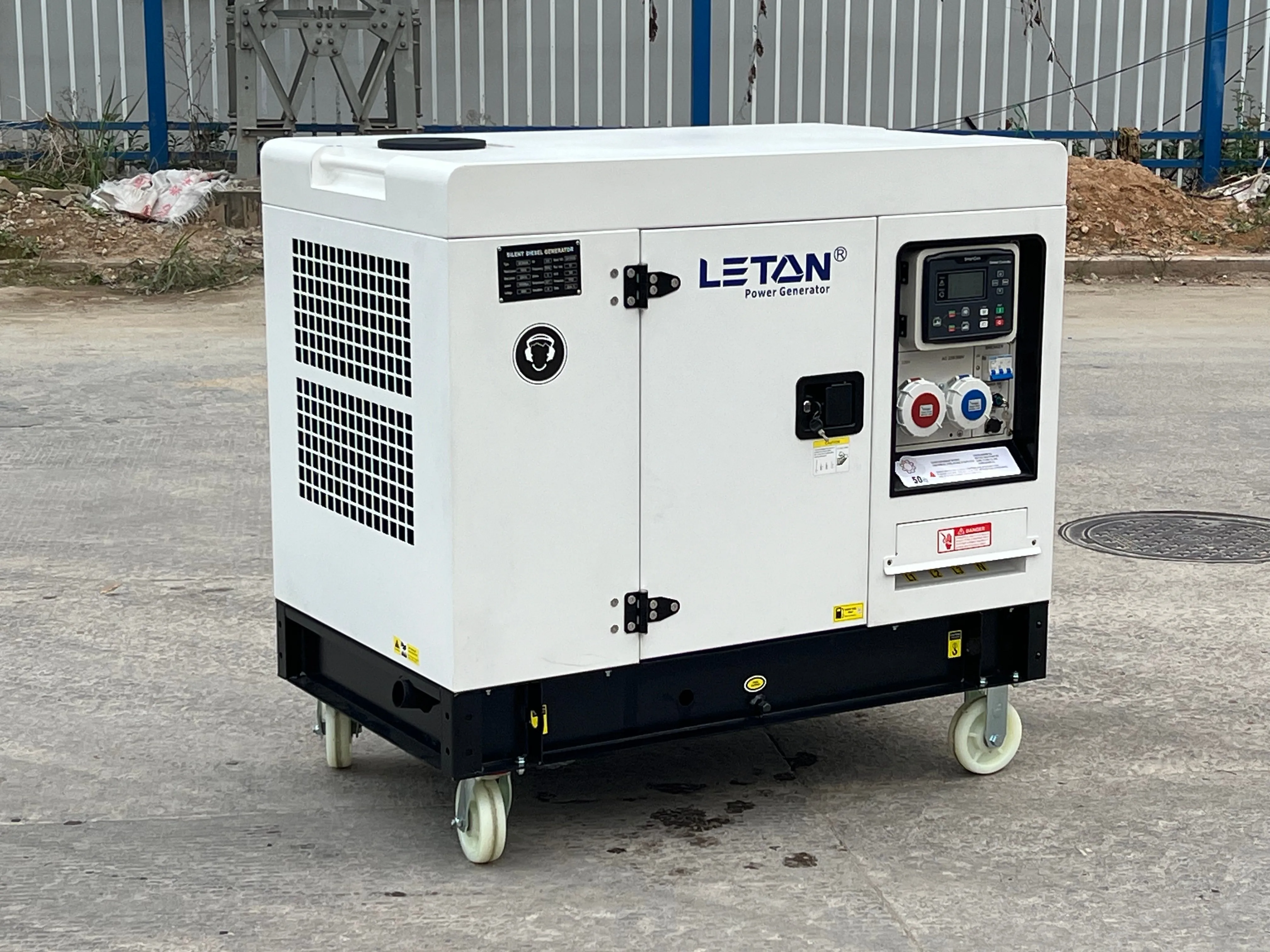 LETON POWER Open Type Silent Diesel Generators 10kw 15kw 17kw 18kw 50/60Hz Frequency Electric Generators Remote Start Control