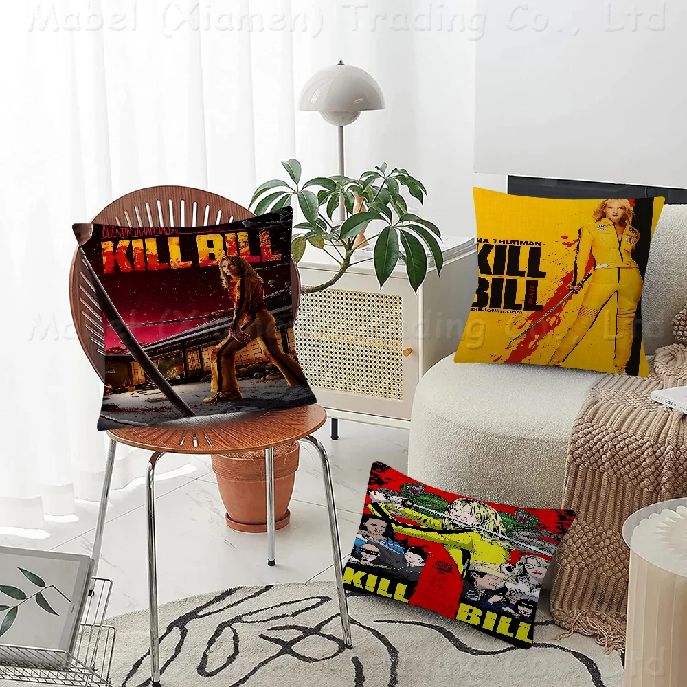 

Classic Hot Movie Kill Bill Pillowcase Toon Gift Cushion Cover Bedroom Home Sofa Chair Seat Decor Pillow Case