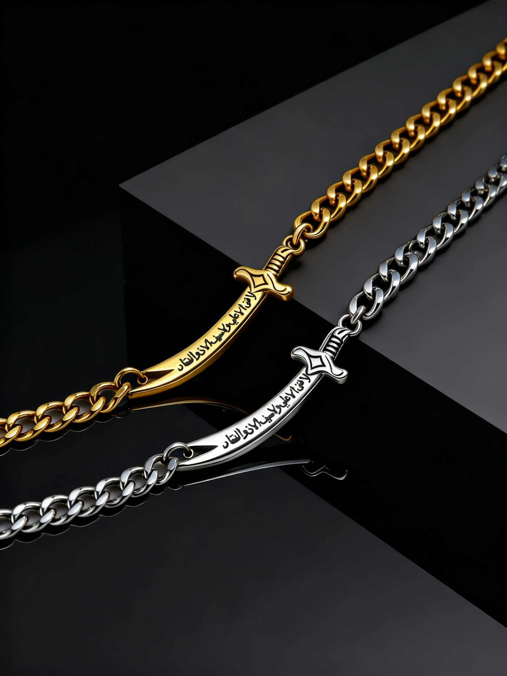 Zulfiqar Sword Bracelet for Men Stainless Steel Imam Ali Sword Adjustable Bracelet Muslim Islamic Amulet Fashion Jewelry Gifts