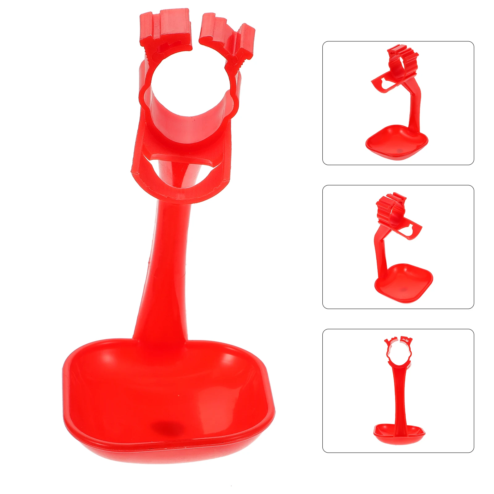 

10pcs Chicken Water Drinker Large Capacity Farm Supplies Durable Plastic Drinking Cup Bowl Feeder Practical