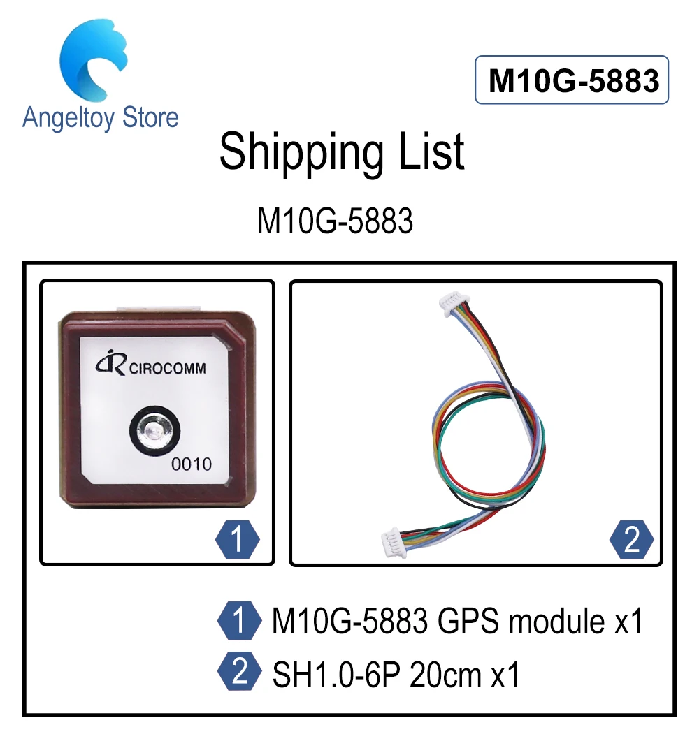 

Angeltoy MINI M10 GPS With IST8310 Compass For F4 F7 Flight Control QAV250 220 RC Drone FPV Racing Quadcopter Betaflight INA