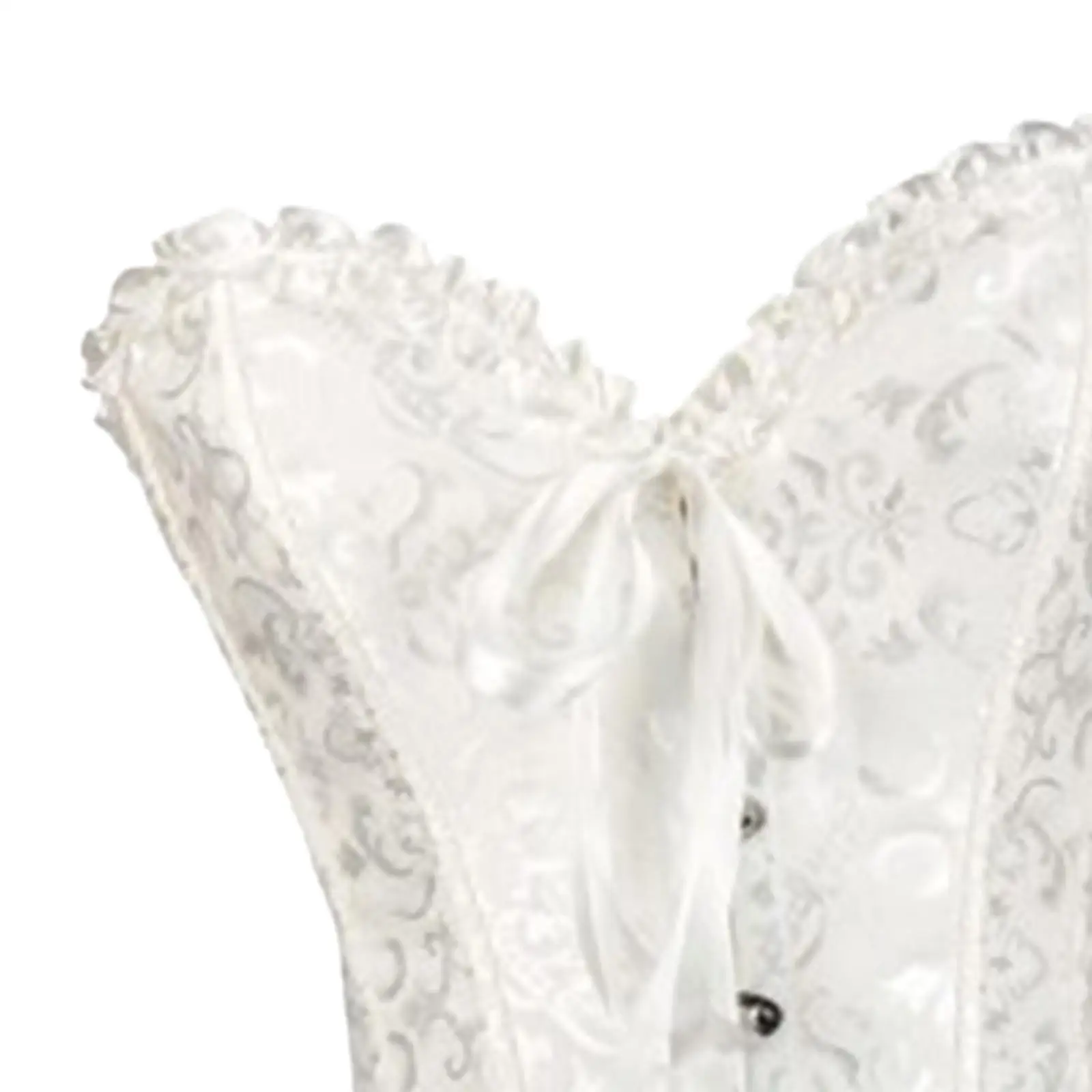 Women Floral Corset Gothic Corsets Satin Clubwear Steampunk Vintage Style Embroidery Costume for Club Masquerade Girl Halloween