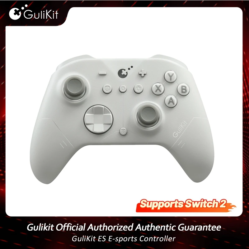 

Контроллер GuliKit ES E-Sports для Nintendo Switch/Switch 2, ПК, Windows, Android, беспроводной геймпад с джойстиками с эффектом Холла