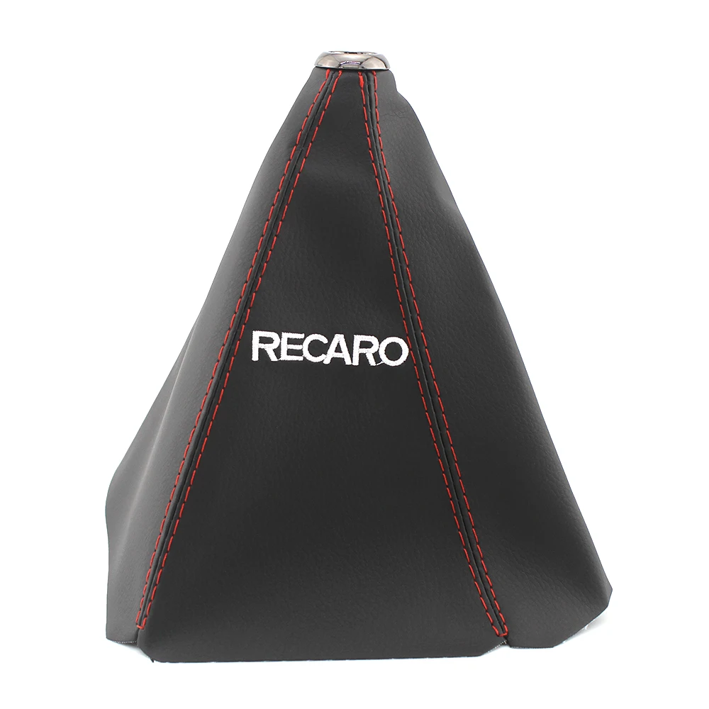 RECARO Racing Universal Car Gear Shift Knob Boot Cover Collar