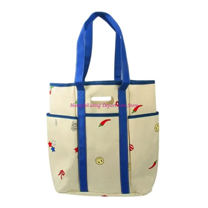  Everyday Carryall Bag with Double Handles for Class Gym and Office Use