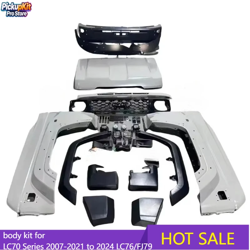 

Facelift Body Kit for LC70 Series 2007-2021 to 2024 LC76/FJ79 Style