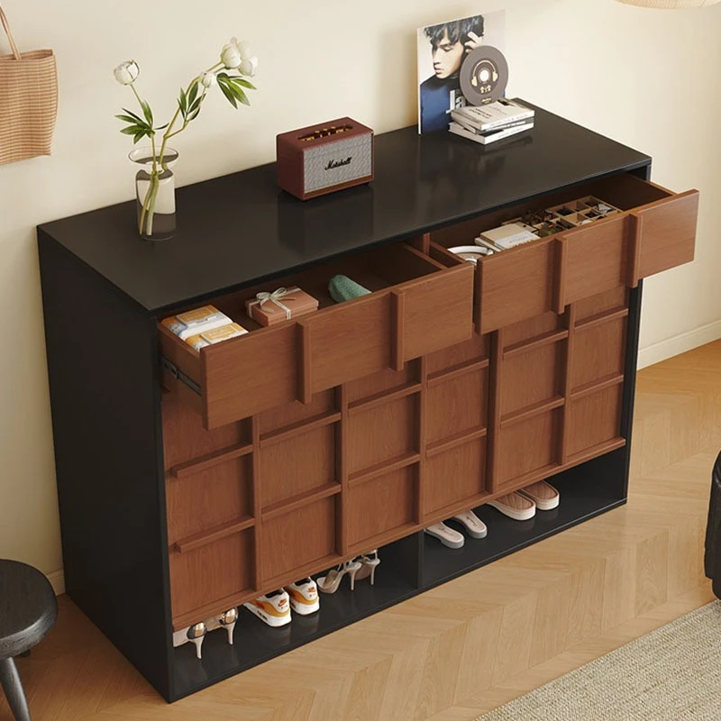 

Display Mobile Shoe Cabinet Organizer Storage Living Room Luxury Designer Slippers Shoe Shelf Modern Zapatero Hotel Furniture