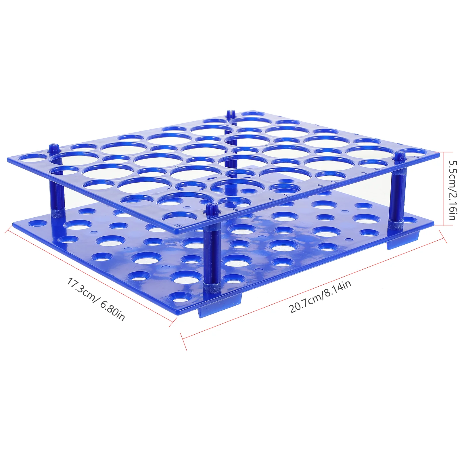 15ml/ Tubing Rack Holder Exquisite Space-saving Portable Centrifugal Conical Tube Rack for Laboratory School