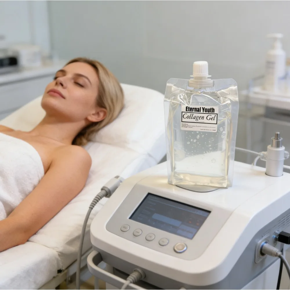Collagen Gel Ultrasonic Transfer Firming Lifting Tighten Anti Aging Facia Body Dedicated Gel Anti Wrinkles