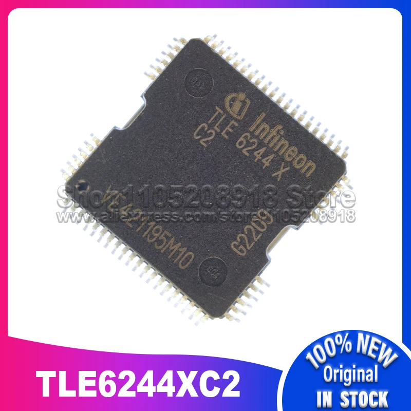 5 ~ 10 قطعة/الوحدة TLE6244XC2 TLE 6244 X TLE6244X TLE6244 HQFP64 100% مخزون بقعة جديد