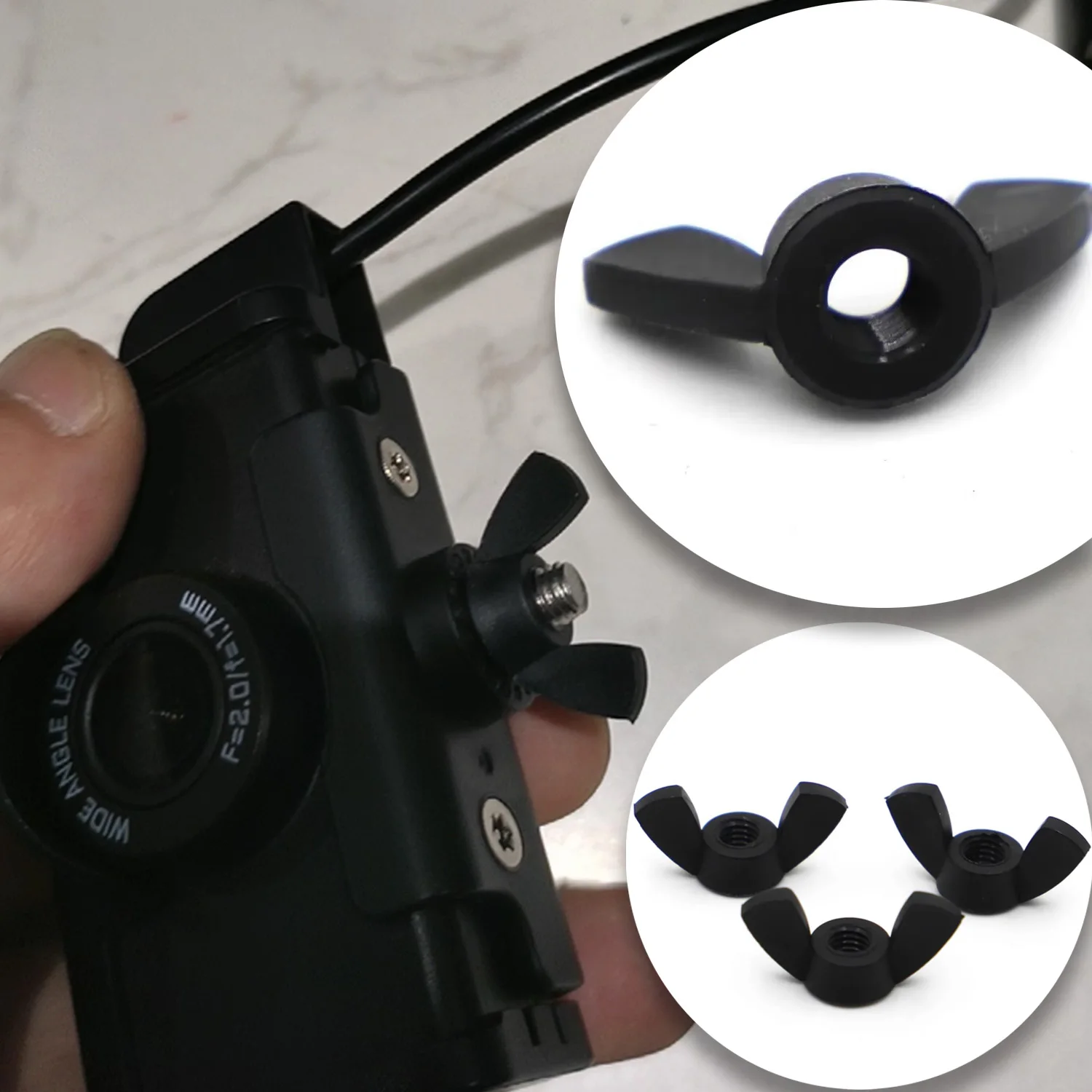 

1 2 5 Pcs Black Nylon Wing Nut Plastic Ingot Nut Plastic Butterfly Type Plastic Cap Nuts M3 M4 M5 M6 M8 M10 M12 DIN315