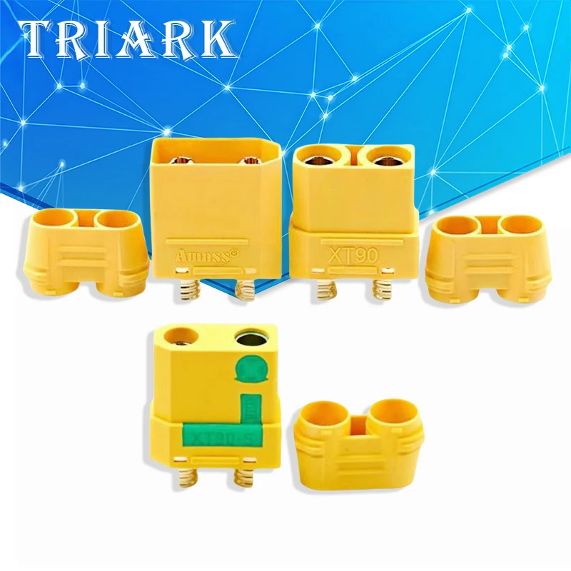 1 Pairs XT90S XT90-S XT90 Connector Anti-Spark Male Female Connector for Battery ESC and Charger Lead