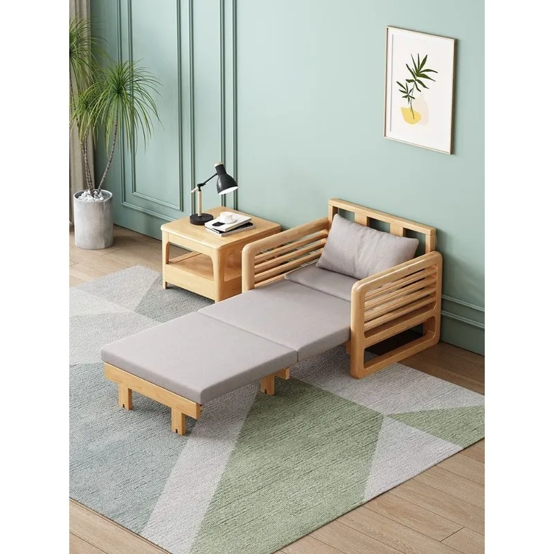 

Solid Wood Folding Integrated Dual-purpose Invisible Bed Small Apartment Multi-functional Single Double Nordic Can Lie Down