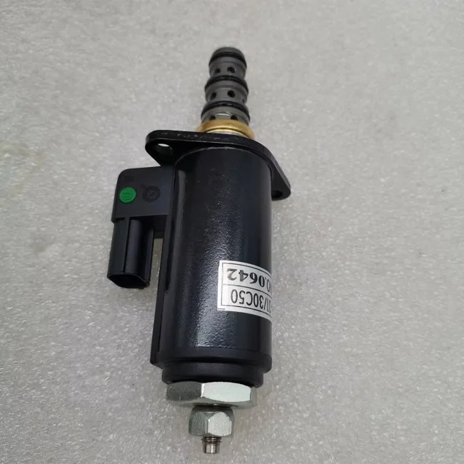 

Соленоид экскаватора YN35V00041F1 SK200-6E Комплект двигателя Электромагнитный клапан гидравлического насоса YN35V00041F1