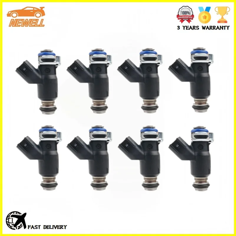 

8pcs 12613412 12613411 28102455 217-3411 Fuel Injector For 2010-2017 Chevrolet Express Silverado Gmc Savana Sierra 6.0L