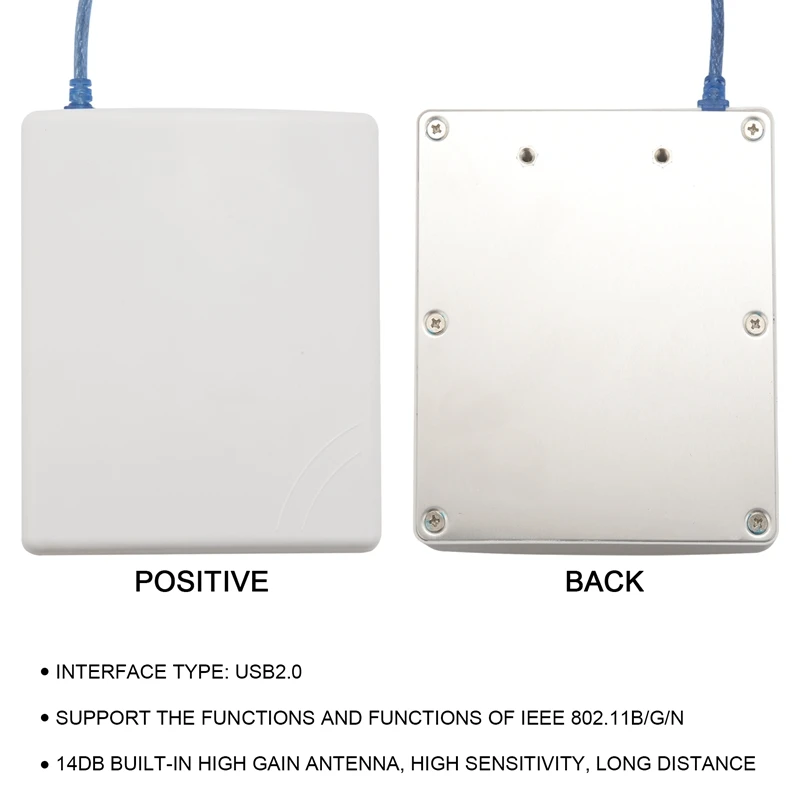 Antena de alta ganancia de 150Mbps, Cable USB inalámbrico de 5M, receptor Wifi de largo alcance, resistente al agua, para exteriores