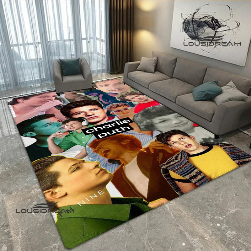 Singer C-Charlie Puth printed carpet Non -slip carpet bedroom decoration living room decoration washroom floor mat birthday gift