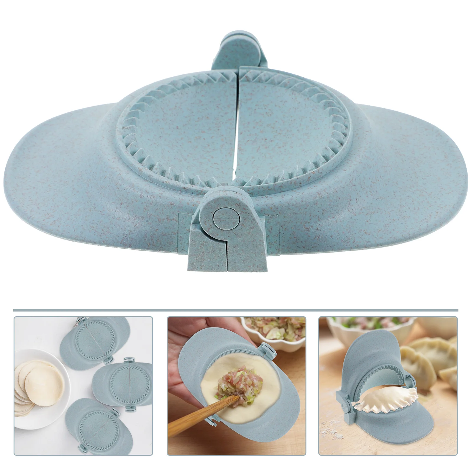 

1 Pc High Quality PP Dumpling Mold Kitchen Gadgets Easy Use Time Saver Multifunctional Dumplings Maker Tool
