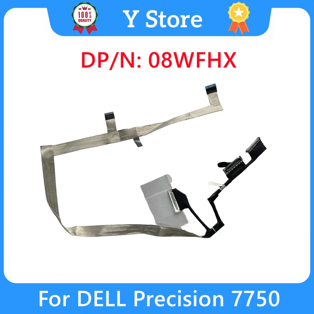 

Y Store 08WFHX For Dell Precision 7750 4K LCD Screen Flex Cable UHD Wire Line 8WFHX CN-08WFHX DC02C00P100 Fast Ship