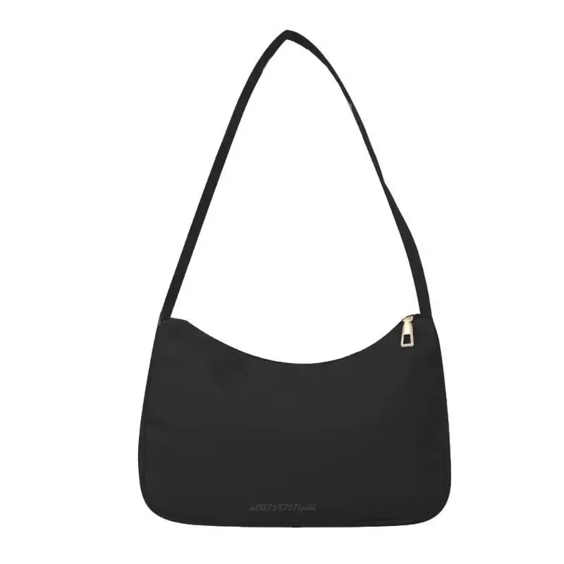 

X5XA Retro Clutch Shoulder Bag Small Handbag Underarm Bags for Women Zipper