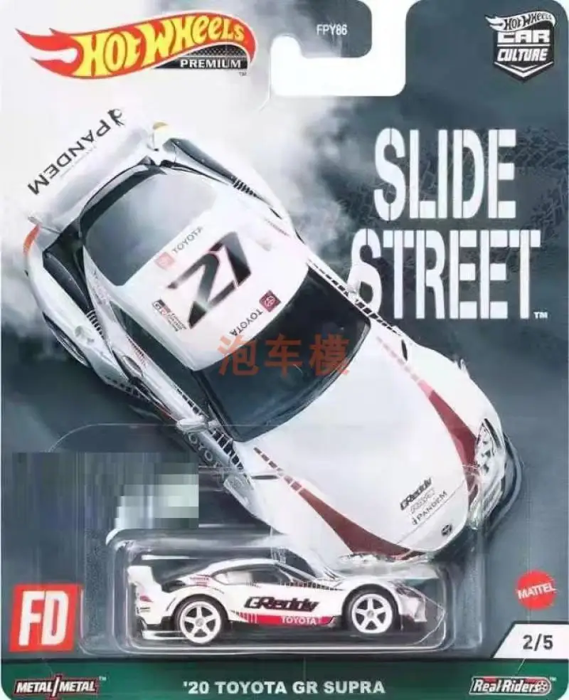 HOT WHEELS 1:64 SLIDESTREET Subaru BRZ Toyota supra AE86 S14 ford mustang Collection of die-cast alloy trolley model ornaments