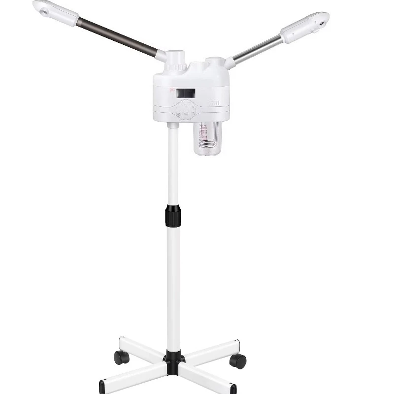 

2 in 1 Hot and Cold Face Steamer With 5X Magnifying Lamp Light for Beauty Salon Spa Professional Vaporizer Ozone Facial Steamer