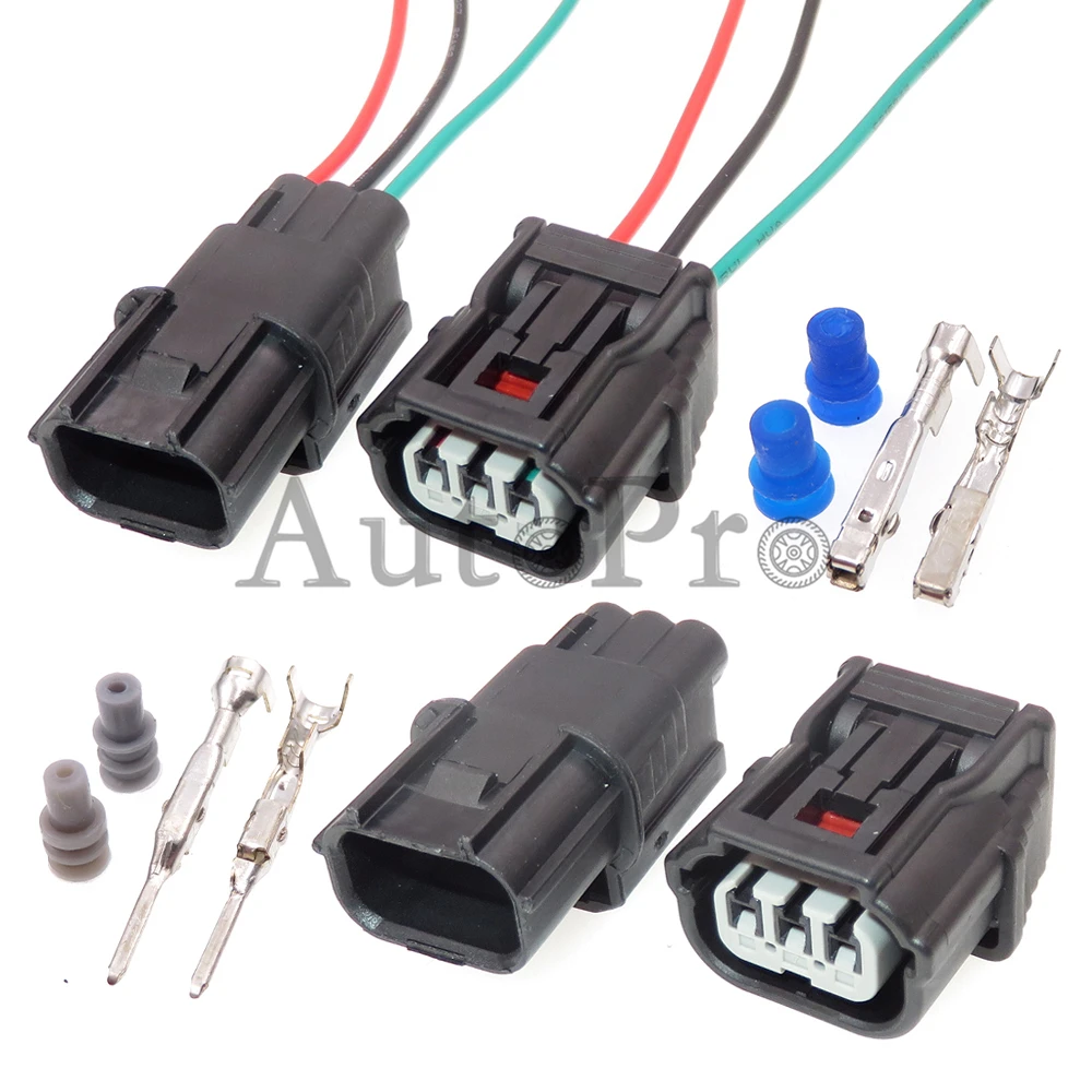 1 Set 3 Hole 6188-4775 AC Assembly Car Wiring Harness Socket Automobile Ignition Coil Wire Connector 6189-7037