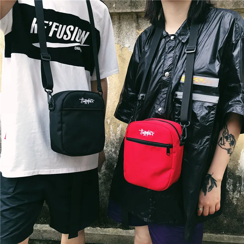 2024 Women Casual Simple Messenger Bag Hip Hop Style Ladies Handbags Mini Shoulder Bags Couple Phone Pouch Girls Classic Purse