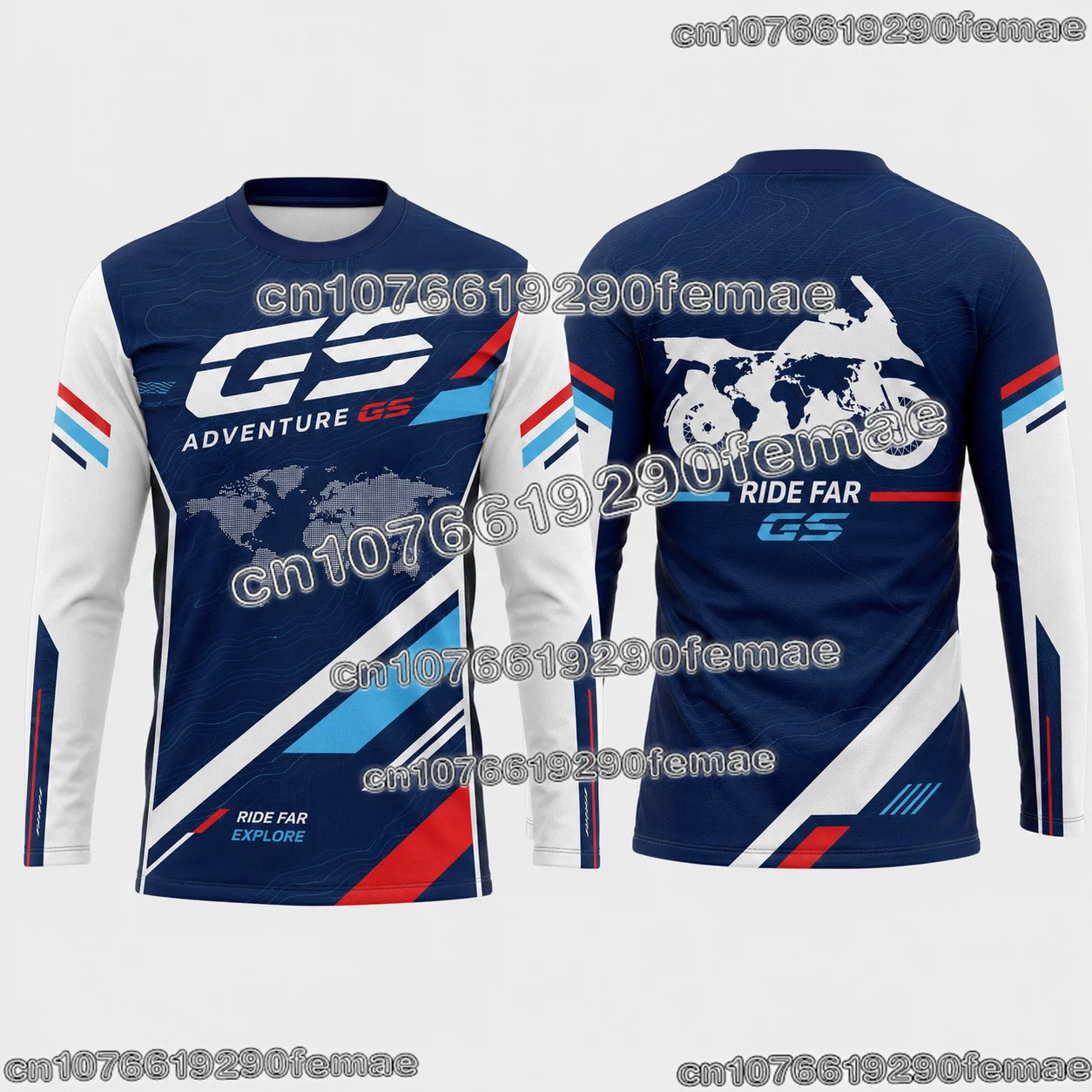 GS Motorcycle Adventure Riding Long Sleeve T Shirt Men 2027 New High Quality R1250GS R1300GS Fan Supporter Streetwear Top