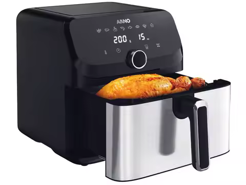 Fritadeira Elétrica sem Óleo/Air Fryer Arno Expert Maxxi AFD7 com Timer Inox 7,5L - 220V