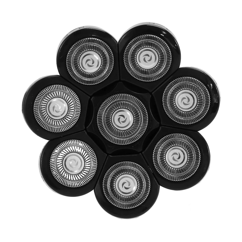 남성용 전기 면도기 교체 면도기 헤드, 블랙 면도날, 8 in 1 에 적합