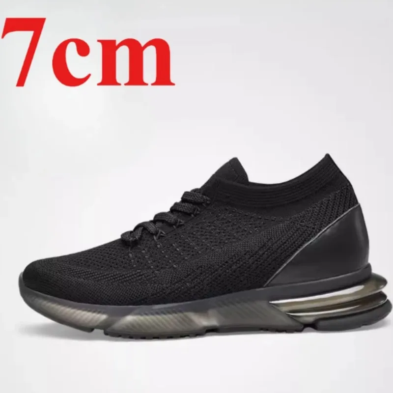 

Invisible Heightening Sports Casual Shoes for Men's Increased 7cm Spring/Summer Lightweight Mesh Breathable Elevated Shoes Male