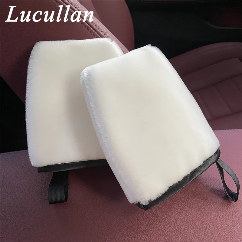 Lucullan First Launch Interior Cleaning Mitt  Ergonomic Mini Hand Detailing Tools With Thumb Loop