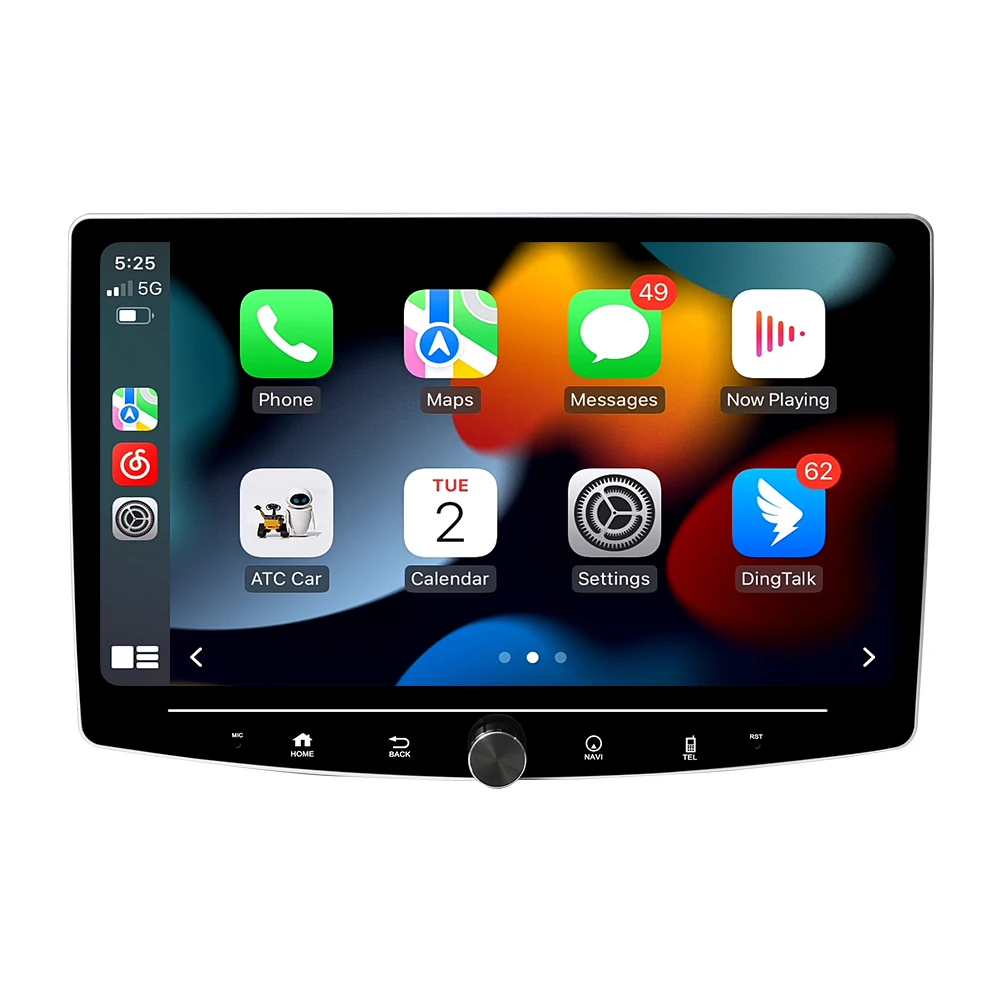 10.1 Inch Rotatable Android Car Radio Multimedia 1 Din Autoradio Touch Screen Car Dvd Player System