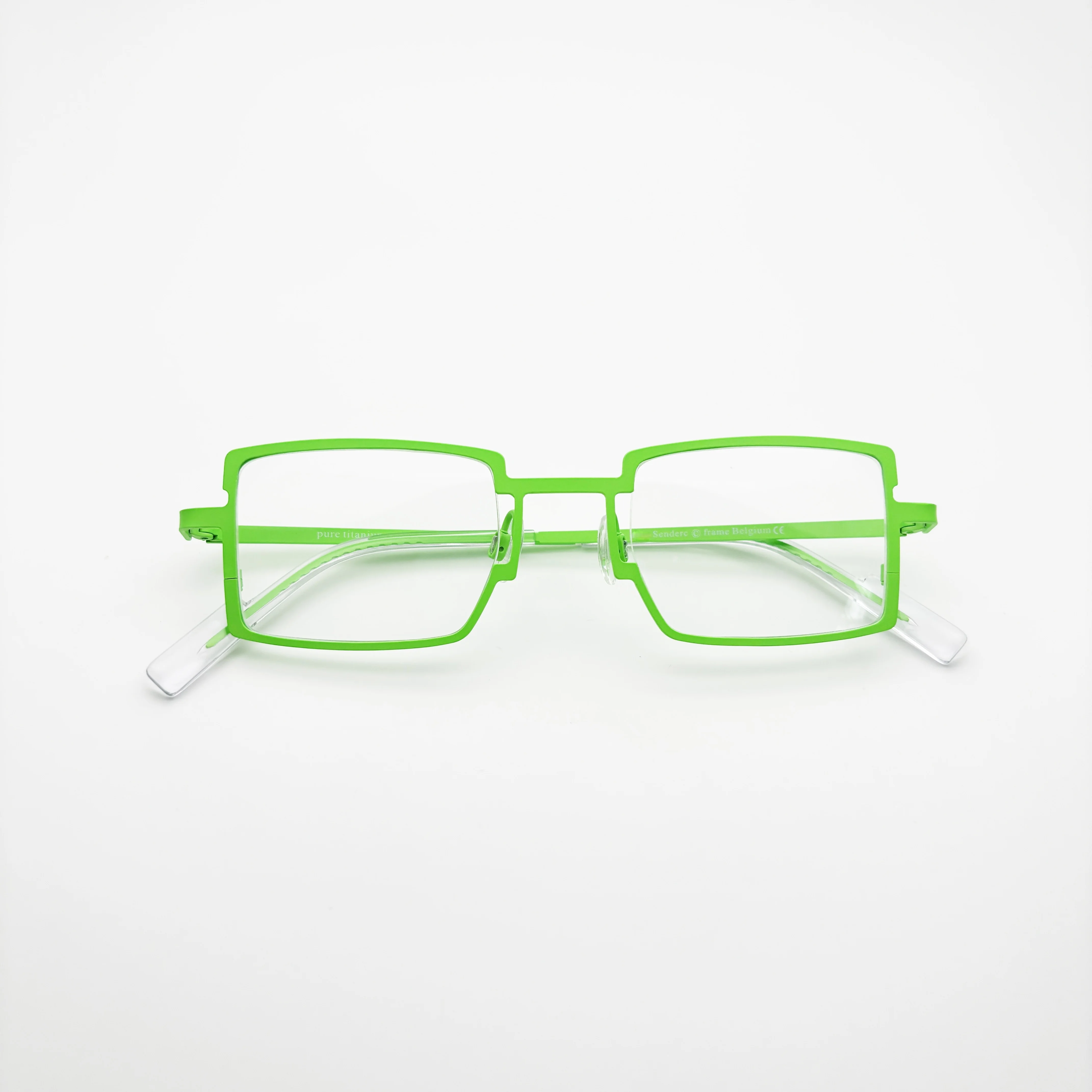 

Senderc Belight Optical Belgium Design Geometry Square Shape Titanium Eyewear Spectacle Frame Men Women Eyeglasses