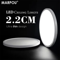 MARPOU LED Ceiling Lamp Ultra-thin Living Room 9W 13W 18W 24W Lighting Fixture Cold Warm White Ceiling Lights for Bedroom Kitche