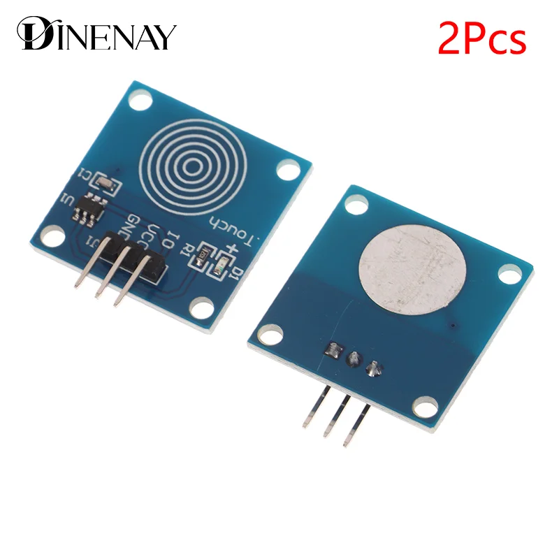 2Pcs TTP223 Touch Switch Module 1 Channel Jog Digital Capacitive Touch Sensor For DIY Kit