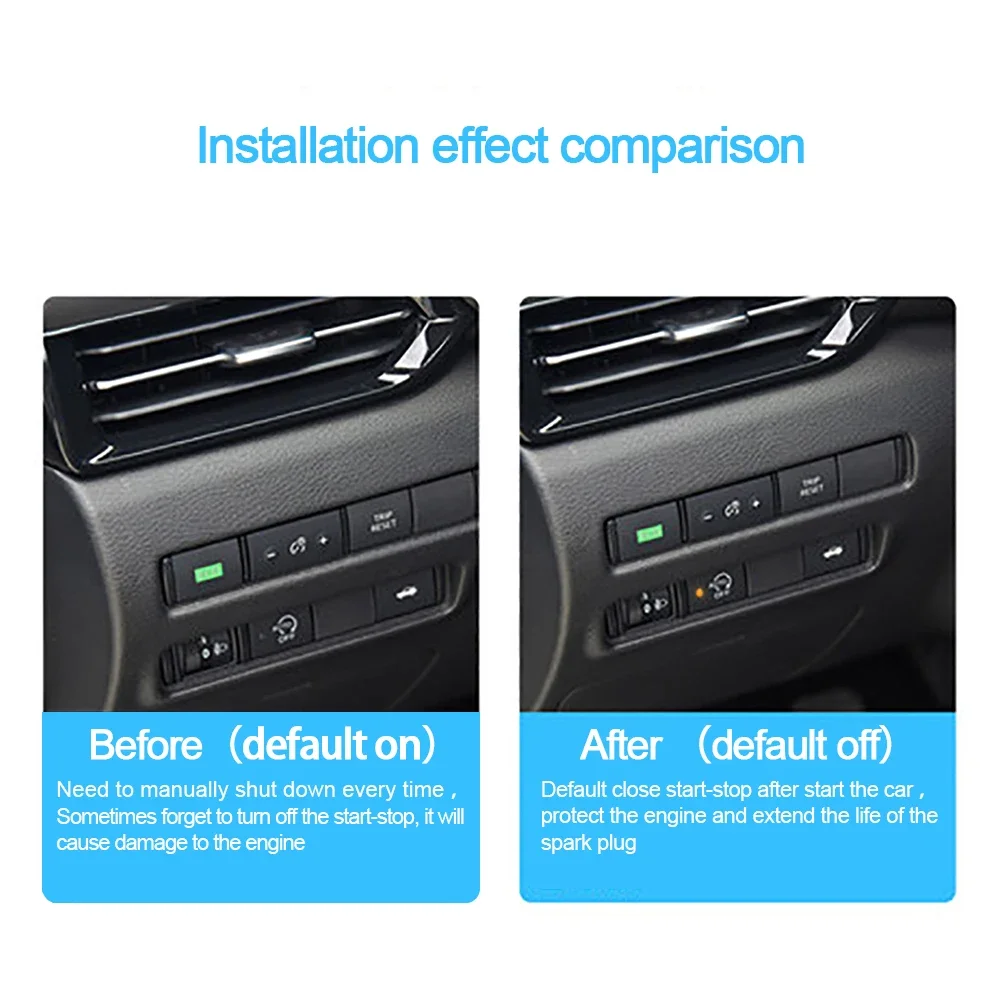 Automatic Start Stop disabled Switch Engine Off Canceller Eliminator for Nissan Qashqai J11 x-trail t32 rogue Teana 2019 parts