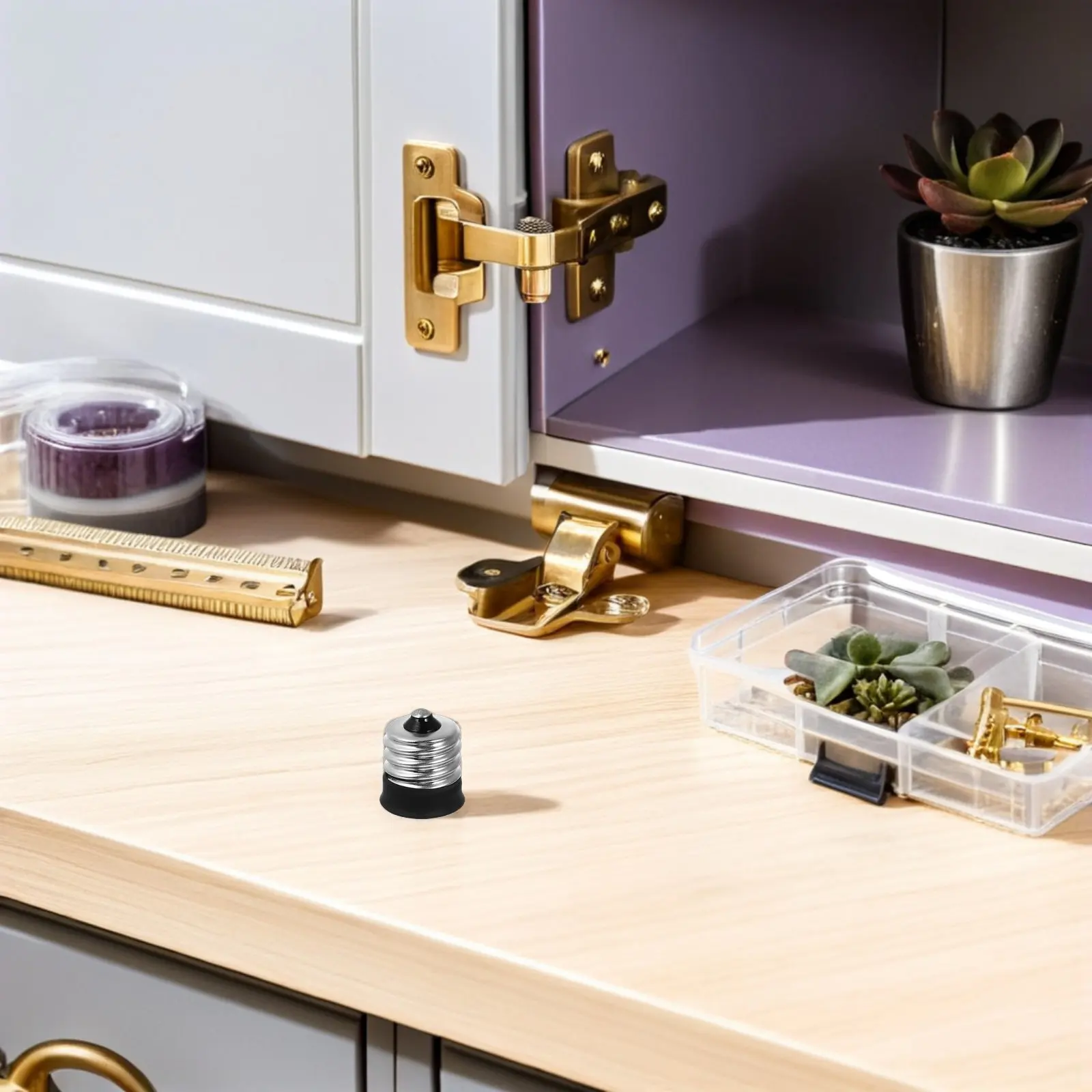 

Комплект из 15 переходников для ламп E17 на E14, термостойкий адаптер для цоколя лампы, простая установка, для дома и офиса